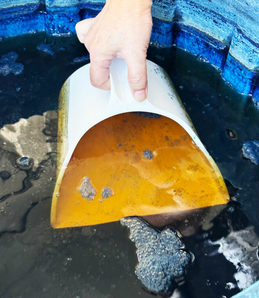 「藍染」がはじまりましたよ！【小禄クンジー研究会だより no.1】｜那覇市字小禄