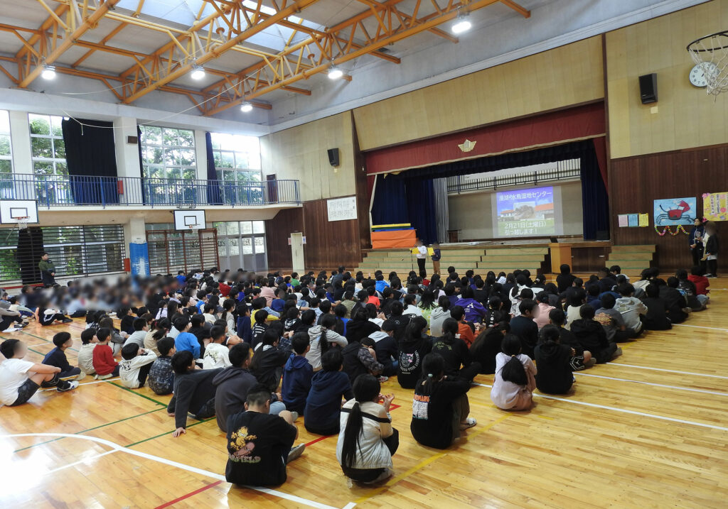 小禄小学校のシオマネキが干潟へ里帰り【後編】シオマネキ引っ越し大作戦!( 2026年2月21日)|主催:漫湖水鳥・湿地センター管理運営協議会|那覇市立小禄小学校